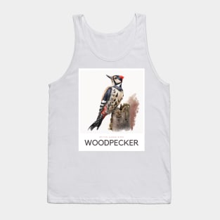 British Garden Birds: Woodpecker Tank Top